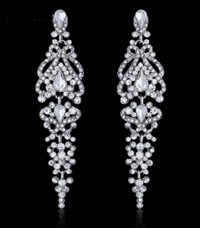 Svadobné náušnice Tear Drop
